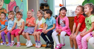 Dzieci w przedszkolu we Włocławku