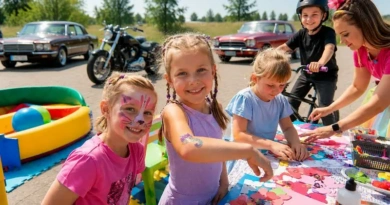 Piknik rodzinny i pomaganie innym