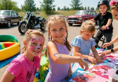 Piknik rodzinny i pomaganie innym